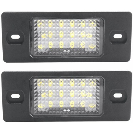 2 st fel LED-nummer skyltbelysning för Golf 5 Touring