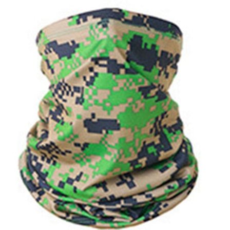 Bekväm Militär Kamouflage Halsduk, Ansiktsmask, Pannband
