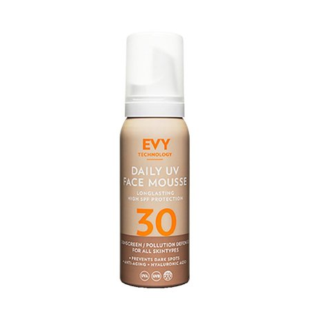EVY Technology Daily UV Face Mousse SPF 30 75 ml, Skincare, Solcreme, Solcreme Til Ansigtet