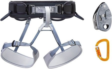 Petzl Kit Corax Grigri Sm'd Tl Dark Gray - Klättringspaket