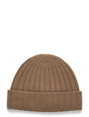 TOTEME Cashmere Beanie - Brown - ONE SIZE
