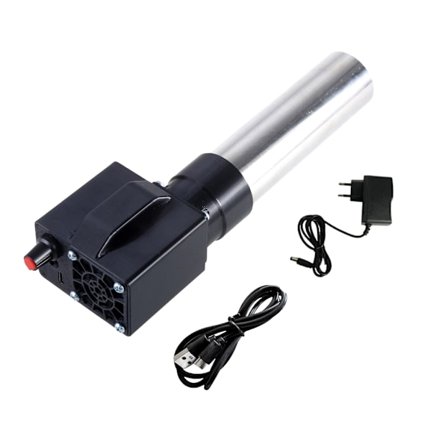 12V Luftblæser Grill BBQ Ventilator Bærbar Grill Luftblæser til Udendørs Grill