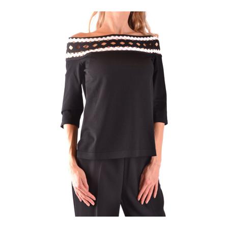 D.Exterior Bluse 46001 / B Sort, Dame Bluser