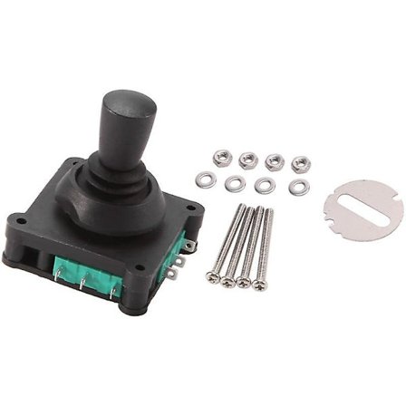 Joystick-bryter AC 240V 5A 4NO 4NC Momentan 2,5 mm festetråd Joystick-bryter