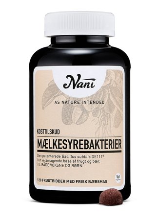 Nani Mælkesyrebakterier 120 stk, Helse & Madvarer, Ingredienser, Mælkesyrebakterier