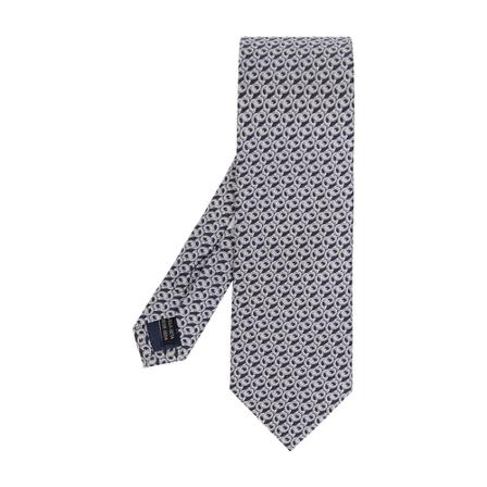 Salvatore Ferragamo Silk tie , Blauw , Heren , Maat: ONE Size Stropdassen & Strikjes