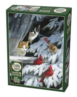 Pussel Fågelskådare 1000 bitar - Djur,Natur & blommor - Cobble Hill