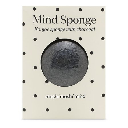 moshi moshi mind Sponge Charcoal, Skincare, Ansigtsbehandling, Ansigtsbørster