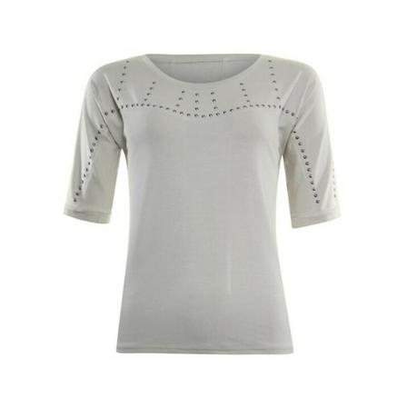 Poools Shirt , Beige , Dames , Maat: 3XL