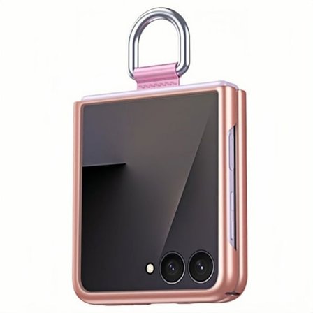 Beskyttelsescover - BOOLING - til Samsung Galaxy Z Flip 7 - Stødabsorberende - Kradsesikker - Rosa