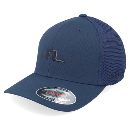 J.Lindeberg - Modrá flexfit Kšiltovka - Jl Pro Cap Jl Navy Flexfit @ Hatstore