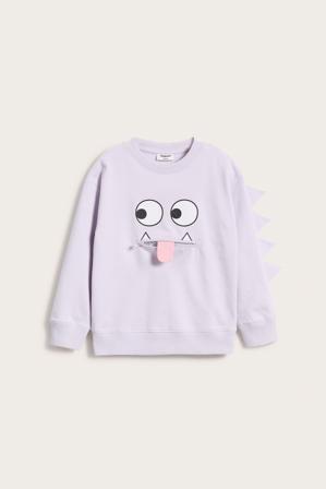 Sweatshirt | Lilla | Barn | Kappahl