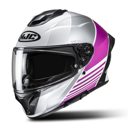 Integralhelm HJC C71 Morix Weiß/Pink S