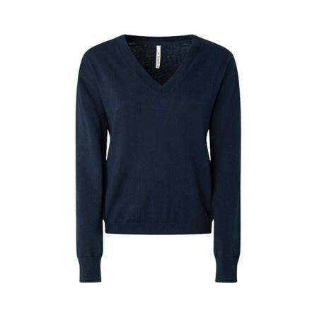 Pepe Jeans V-neck Knitwear , Blauw , Dames , Maat: L