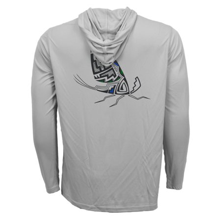 RepYourWater Hooded Sun Shirt ECO50 Pueblo Pottery Mayfly Adult - M