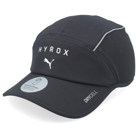 Puma - Preto 5panel Boné - X Hyrox Short Visor Cap Black 5-Panel @ Hatstore