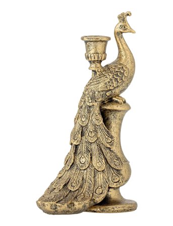 Tausi Candle Holder Gold Bloomingville