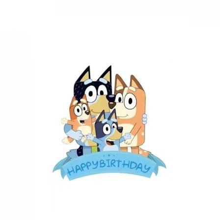 Bluey Syntymäpäiväkakun Koriste Juhlatarvikkeet