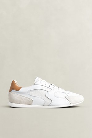 GANT Damen Sherly Sneaker aus Glatt- und Veloursleder (42) Weiß