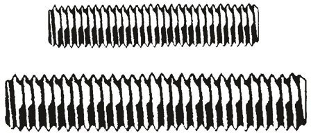 REYHER 009756000100000 Stång M10 x 1000, DIN 976 (DIN 975), Infästning