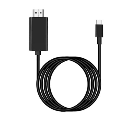 Lång längd typ C till TV-kabel USB C till HDTV-kabel för att spela spel, stora skärmar