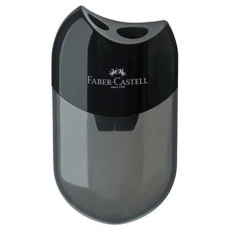 FABER-CASTELL Castell Doppelspitzdose Schwarz (183500)