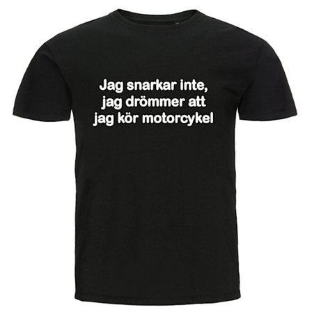 T-shirt - Jag snarkar inte