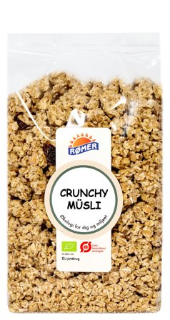Rømer Mysli crunchy Ø 500 g, Helse & Madvarer, Gryn, Flager & Drys, Drys