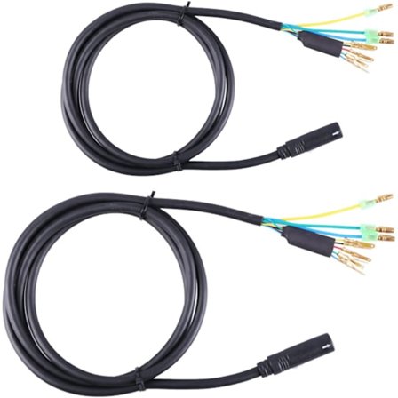 2PCS Hub Motor Konvertera Förlängningskabel 9-stiftskontakt Ebike Motor Konvertering Cykel Cykeltillbehör