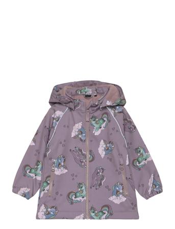 Nmfalfa08 Softshell Jacket Unicorns Fo Purple Name It