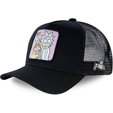Unisex Rick And Morty Baseballkeps Justerbar Mesh Snapback Hatt