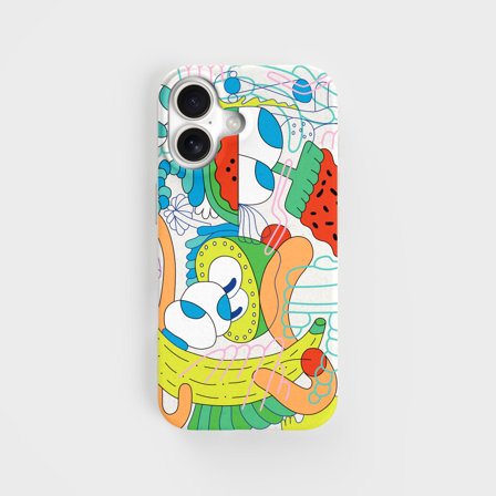 Mike Perry Watermelon Design on Plant-Based Phone Case, PLNTPRTCT , iPhone 16