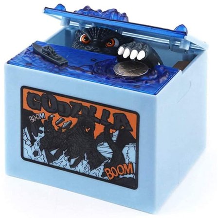 Elektroninen varastava kolikkolipas säästölipas, Noetoy Monster Dinosaur Bank Toy, Musikaalinen liikkuva varastava rahalipas Anime-lahja pojille 