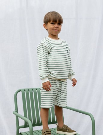 Petit Piao Sweat Shorts Pocket - Green - 86