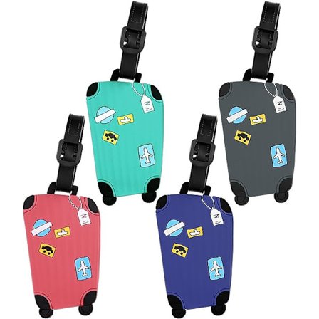 Bagasjelapp, Håndveskelapp Silikons Bagasjelapper, Bagasje Koffert