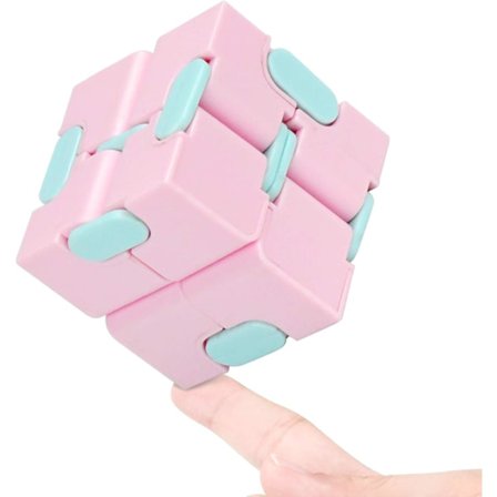Infinitycube Fidget Legetøj Stressaflastende Fidgeting Spil til Børn og Voksne, Sød Lommestørrelse Unik Gadget til Angstlindring og Tidfordriv