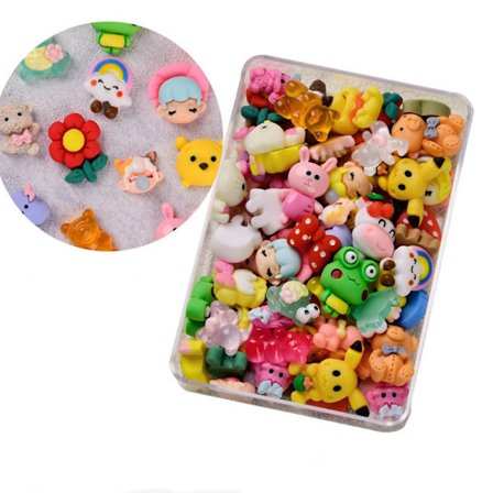 Mix Style Resin Nail Art Charms Butterfly Bear Nail Rhinestone