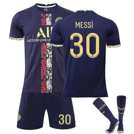 Messi hjemmetrøje, udebanetrøje Messi 30 2223 Golden Edition Kids 22(120-130CM)
