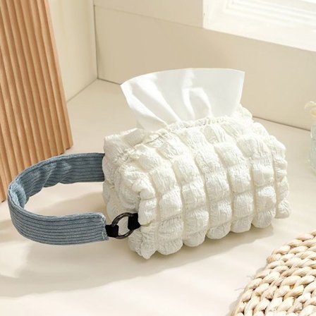 Hängande vävnadshållare Våtservetter Väska BEIGE - high quality