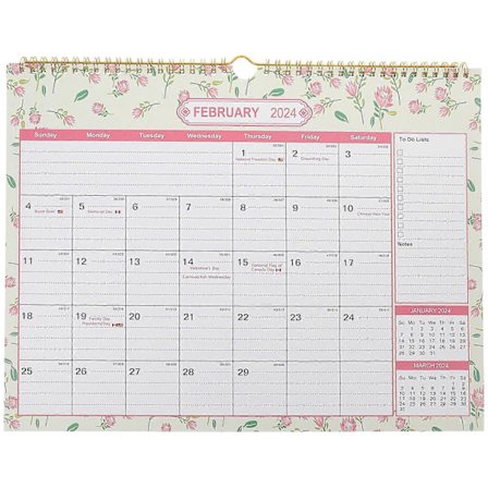 Avrivbar Kalender Engelsk Nedtellingskalender Veggkalender Avtale Hengende Kalender