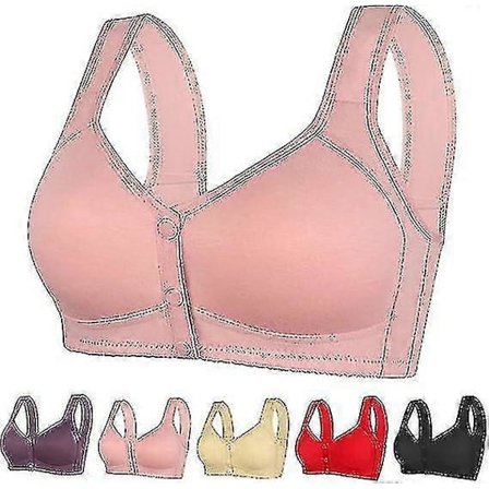 Daisy BH med knäppning fram, Daisy BH för kvinnor, BH med knäppning framtill, utan bygel, push up, hög support, sport-push up BH