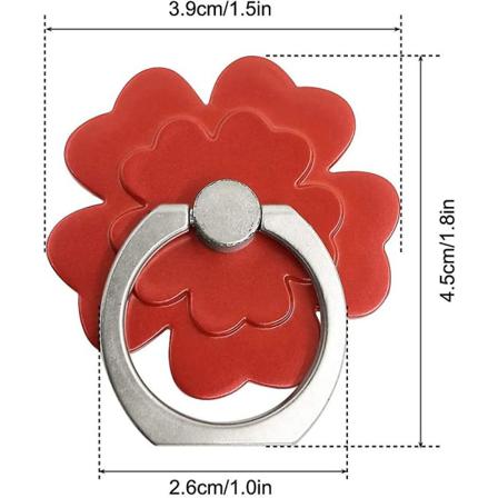 5st 360 Rotations Metall Universal Finger Ring Grip Stand Hållare