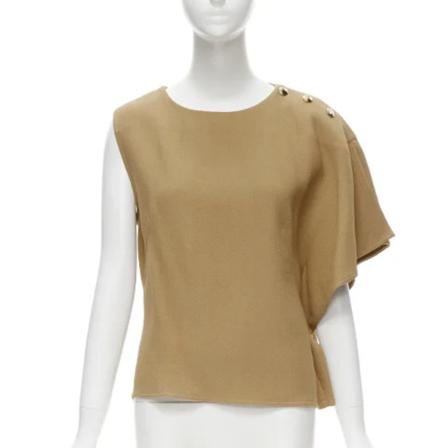Marni Pre-owned, Pre-owned Cotton tops Bruin, Dames, Maat:S,Katoen