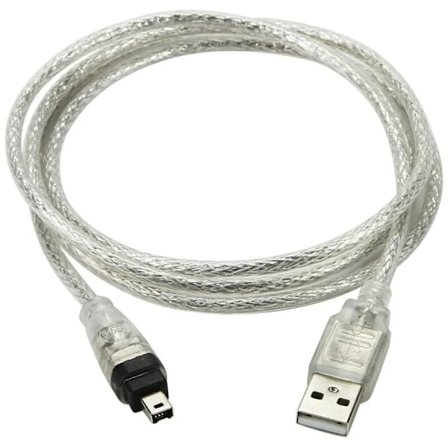 USB AM till 4P 1394 Punkt IEEE1394 FireWire-kabel USB till 4P DV-kamerakabel