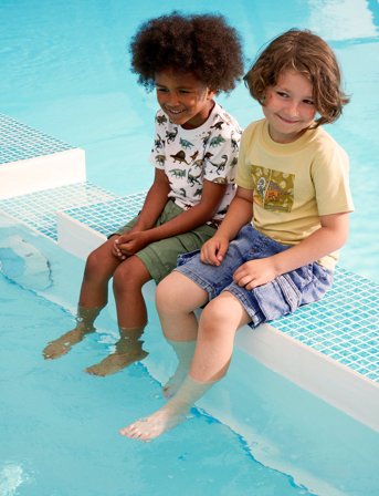 Minymo Shorts Twill - Green - 140