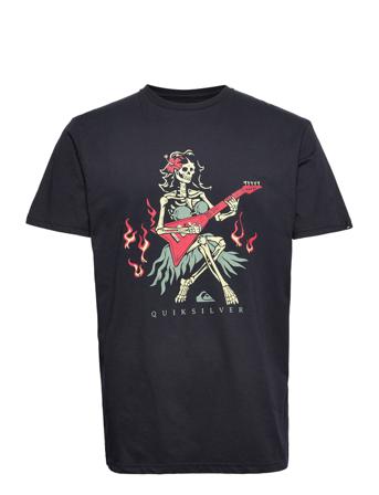 Hot Motion Ss T-shirts Short-sleeved Svart Quiksilver