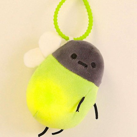 Hangfook Co-branded Popova Luminous Firefly Bag Pendant Plush Toy Doll Couple Keychain(11cm 0.04kg,firefly)