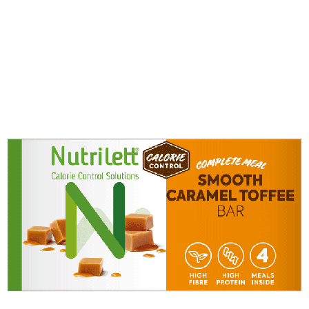 Nutrilett 4 x Måltidsersättande Bar 56 g Smooth Caramel