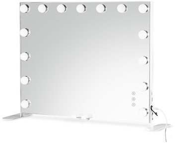 PureSense PSMM500 - Stor sminkspegel med LED-belysning & laddningsportar