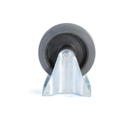 Bockrolle, 160 x 42 mm, TK 300 kg, Elastikgummi